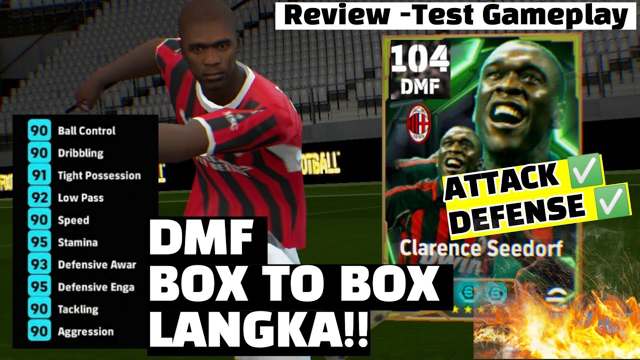 C. SEEDORF EPIC DOUBLE BOOSTER - DMF BOX TO BOX LANGKA! COCOK DIPAKAI SEMUA GAMEPLAY? REVIEW & TES
