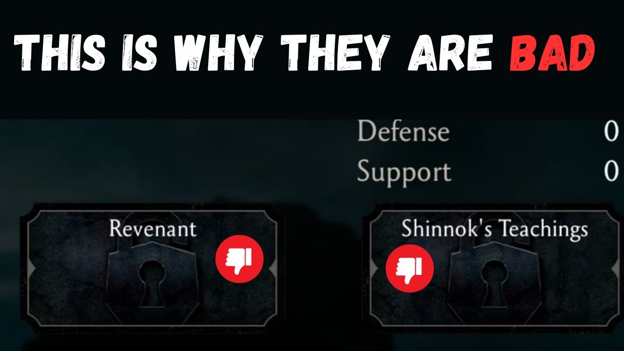 Why REVENANT and Bon Shield are BAD TALENTS! MK Mobile