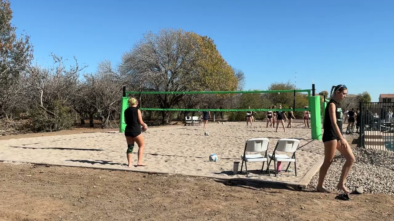 Justice Volleyball Vs. NAU Club (Erica and Abbie 5th pair)1/30/26