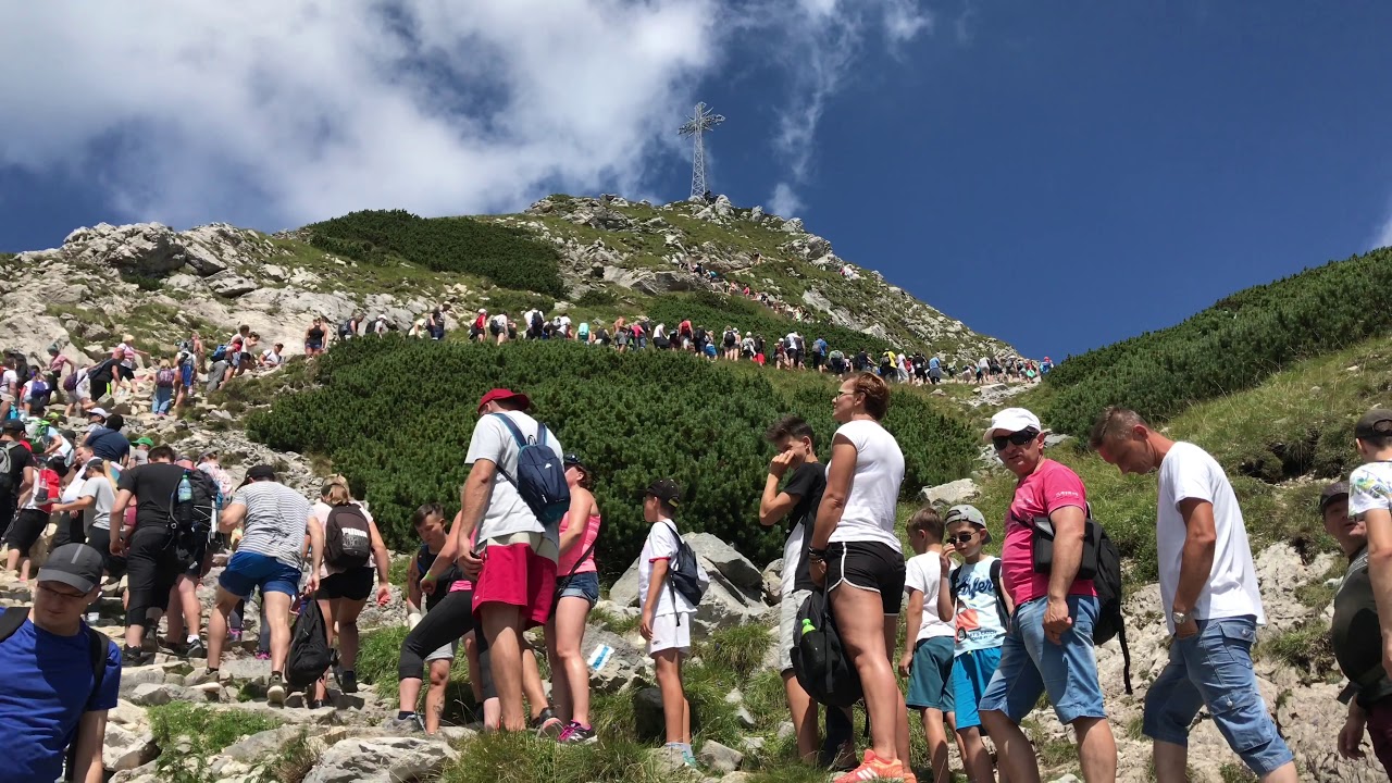 Droga na Giewont - szlak niebieski z Kuźnic