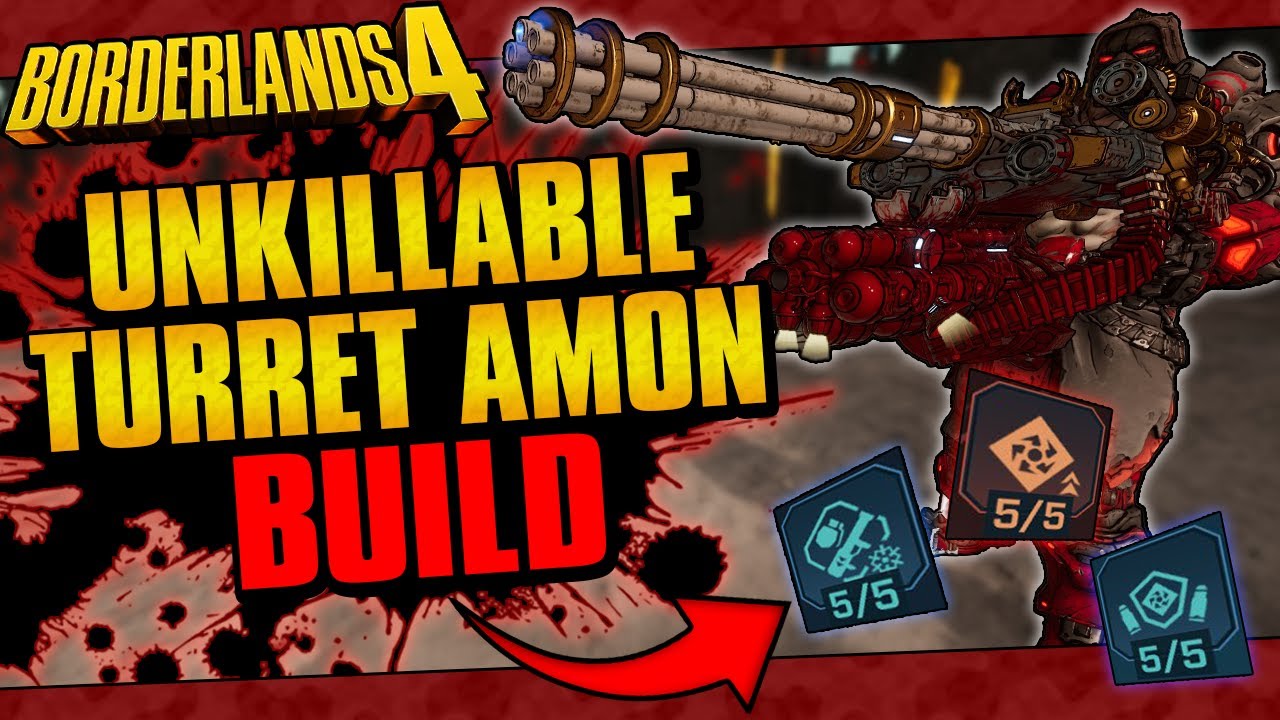 UNKILLABLE TURRET AMON BUILD!! (FIRE RATE MELTING!!) // Borderlands 4 UVH5