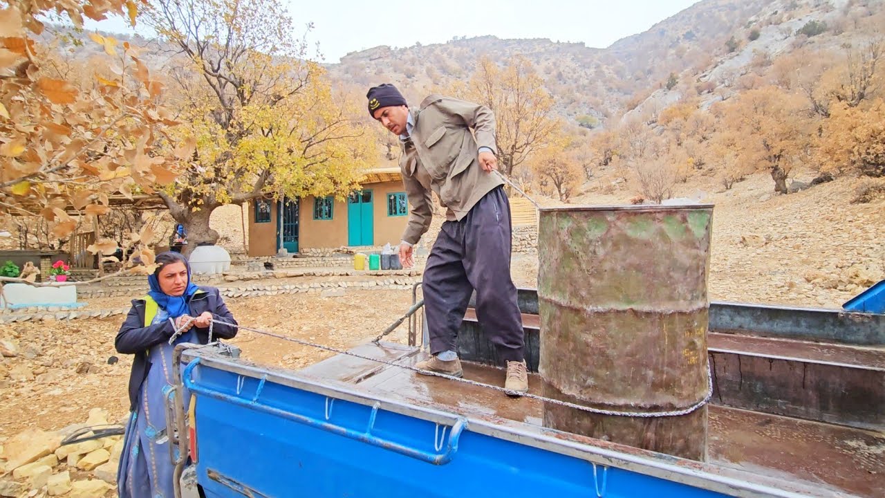 &ldquo;Asghar&rsquo;s Rainy Oil-Tank Journey & Halima&rsquo;s Rural Cooking in Nomadic Life&rdquo;