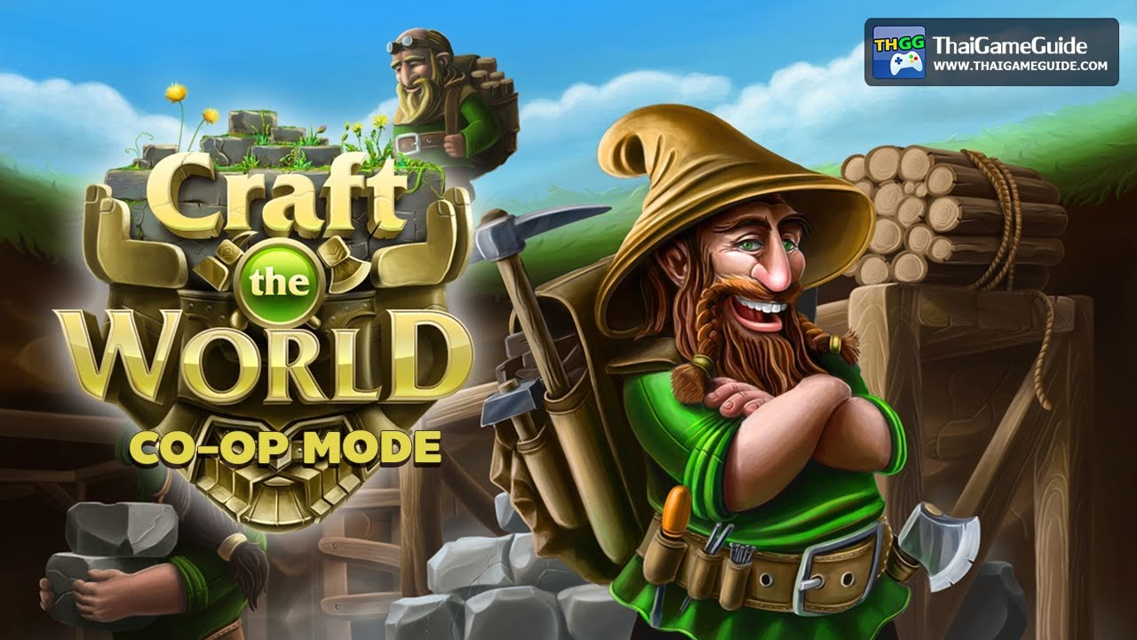 Craft The World [Online Co-op] : Co-op Mode ~ Survival - Dig with Friends