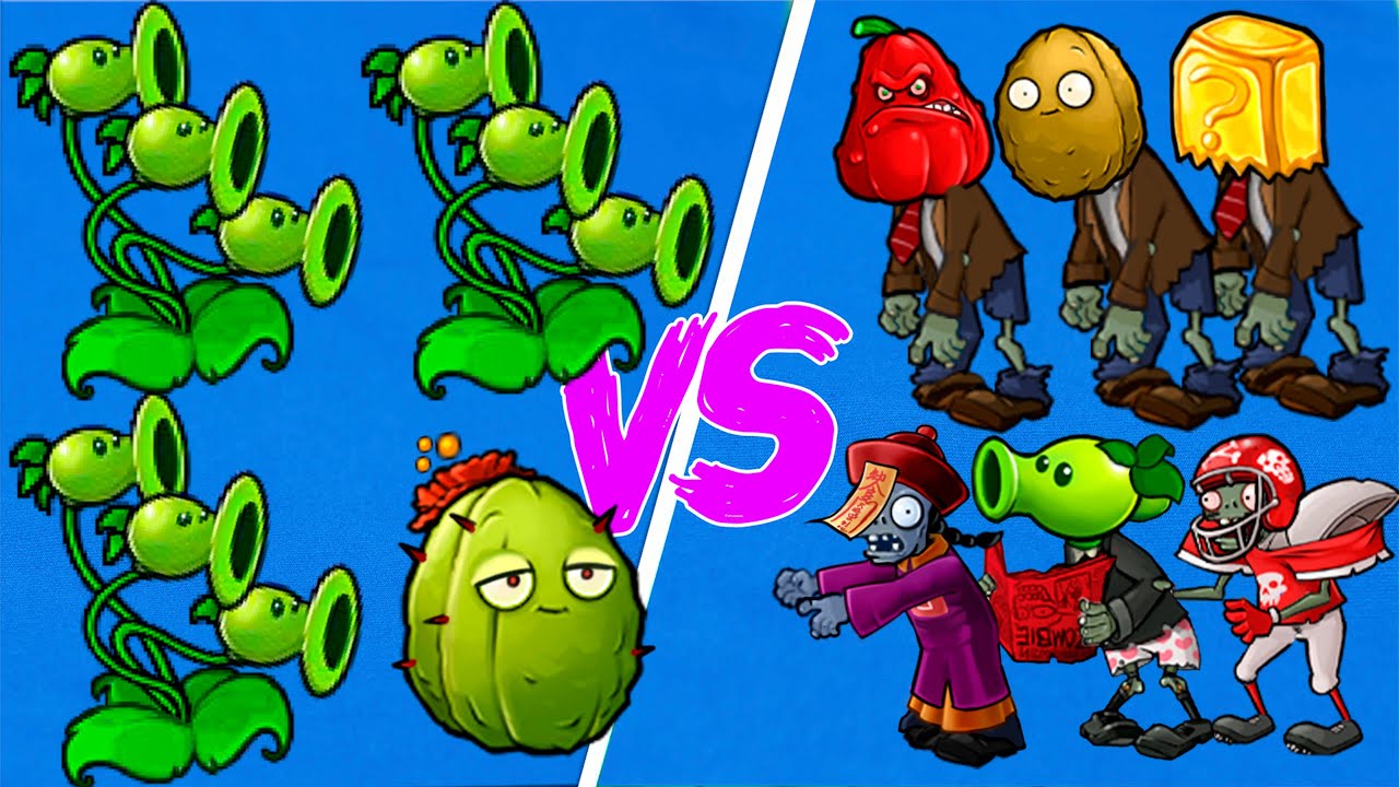 99 Tripitidora + Thorn-nut   Vs 999 Zombies | Plants Vs Zombies
