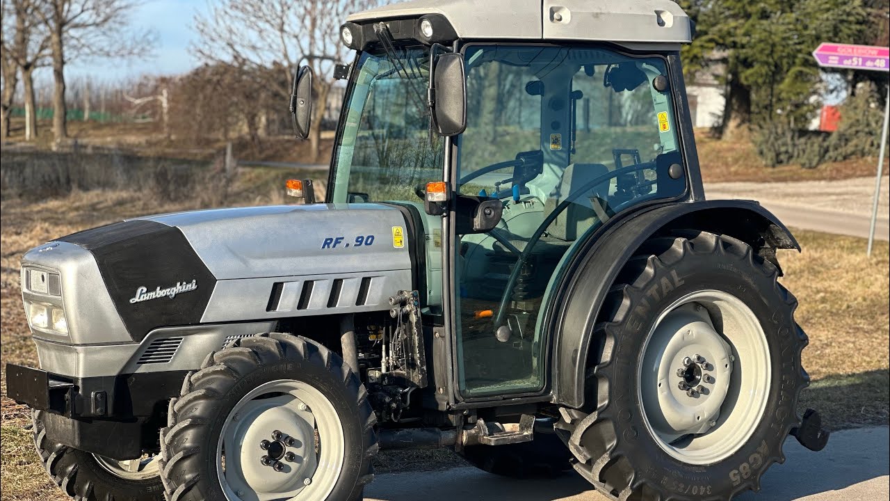 Ciągnik sadowniczy Lamborghini RF90 / mechaniczny rewers biegów / mechaniczny podnośnik