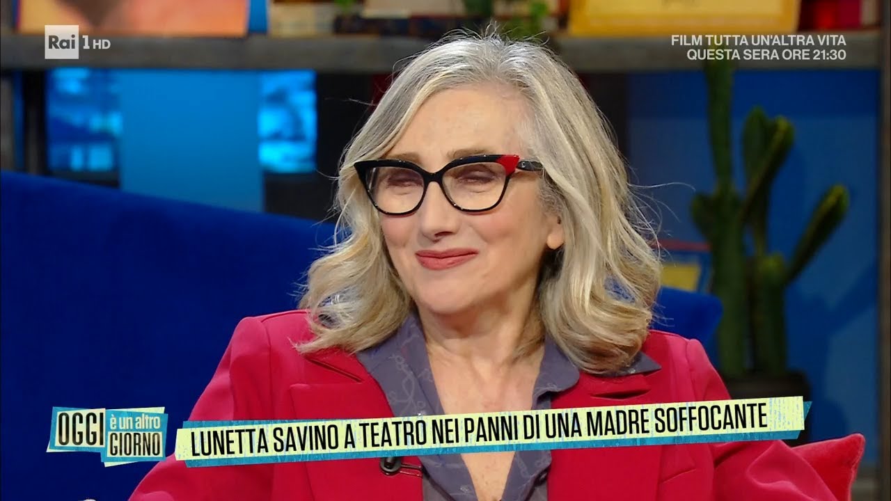 Lunetta Savino tra cinema teatro e fiction tv - Oggi è un altro giorno 15/03/2023