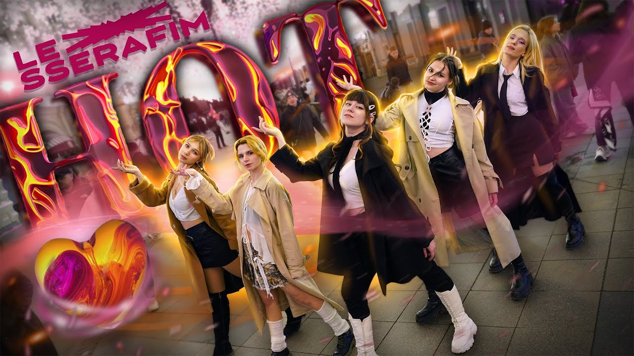 [KPOP IN PUBLIC | ONE TAKE ] LE SSERAFIM (르세라핌) - 'HOT' DANCE COVER by CYBERCRUSH