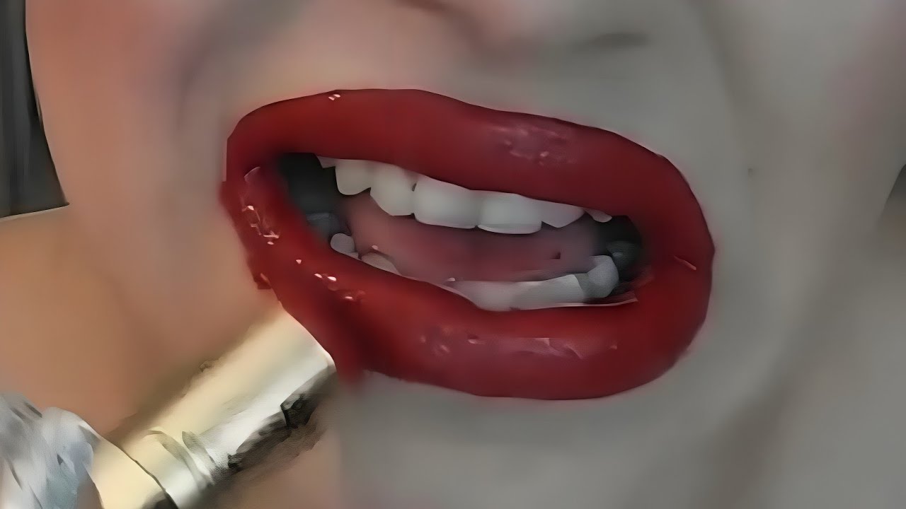 ASMR Heavy Applied 💄Lipstick 💋 Sounds | Relaxing Lip Care & Makeup Application