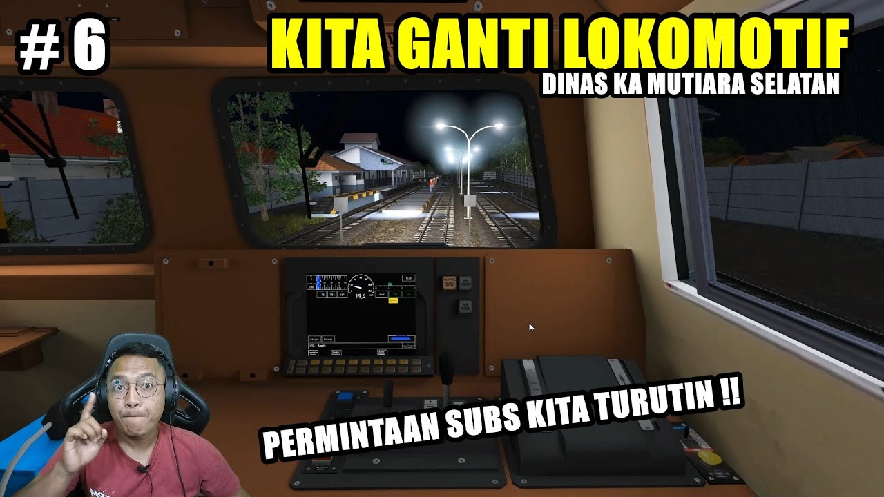 KITA GANTI LOKOMOTIF - PART-6 KA MUTSEL || TRAINZ SIMULATOR INDONESIA