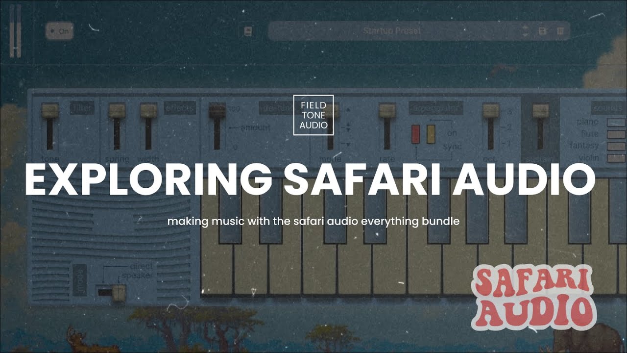 Exploring Safari Audio Cubby Keys + Everything Bundle