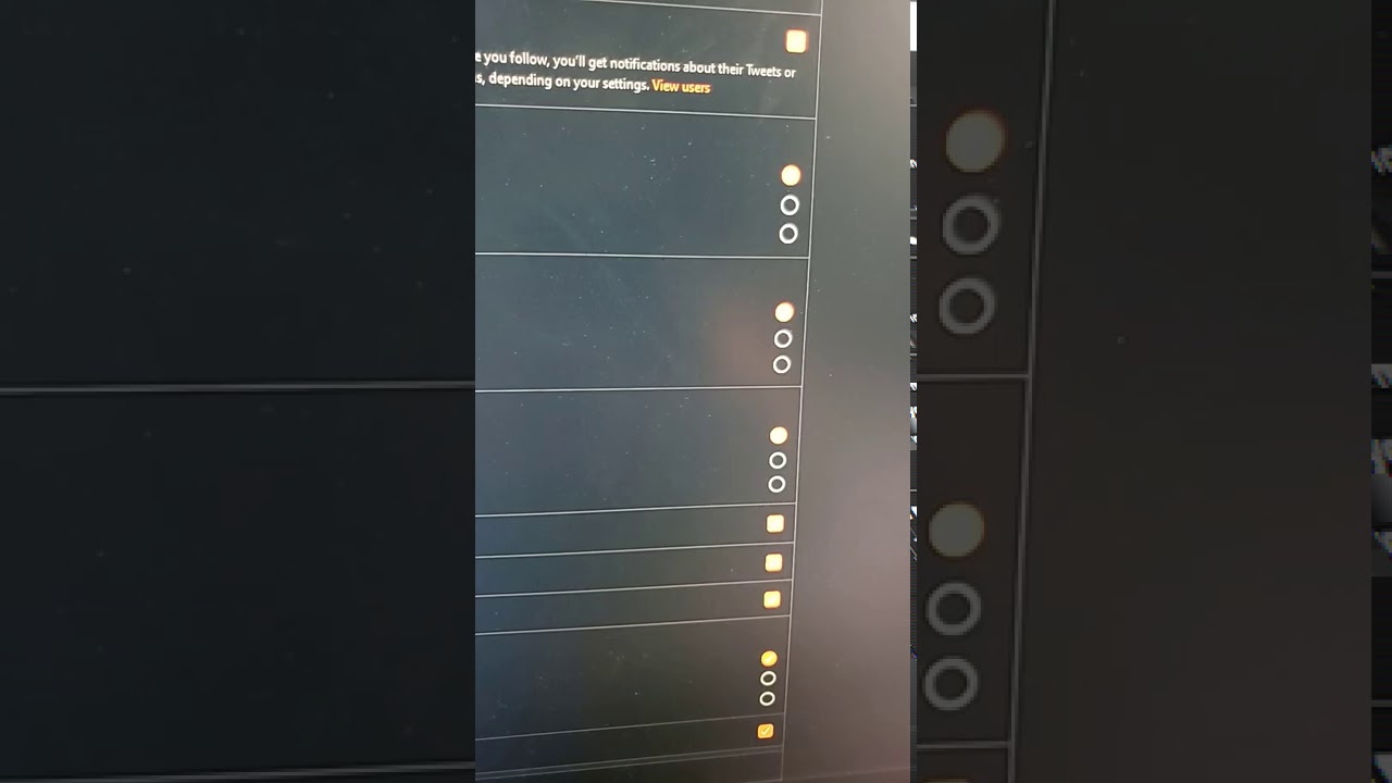twitter setting for notifications