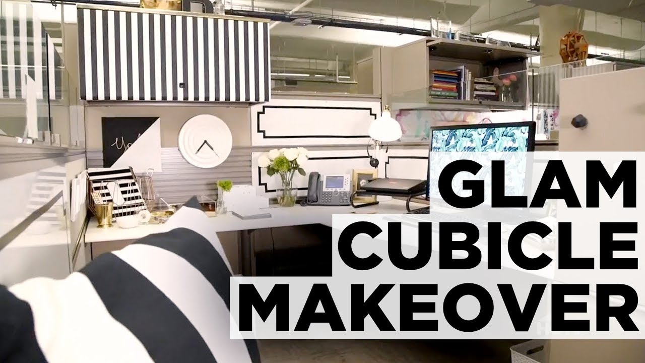 Hollywood Glam Cubicle Makeover | HGTV