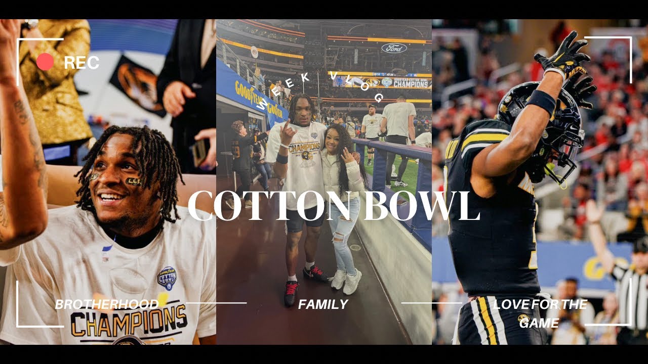 WE WON THE COTTON BOWL VS OHIO STATE | Luther Burden behind the scenes