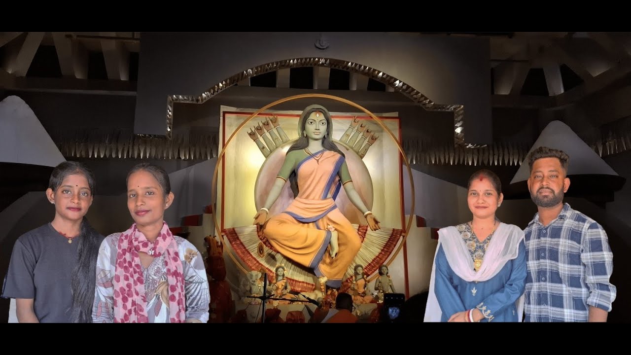 Exploring Kolkata’s Grandest Durga Puja Pandals! @sandbarheroine #kolkata #durgapuja2025 #odiavlogs
