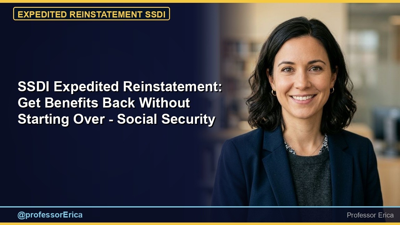 SSDI Expedited Reinstatement: Get Benefits Back Without Starting Over - Social Security