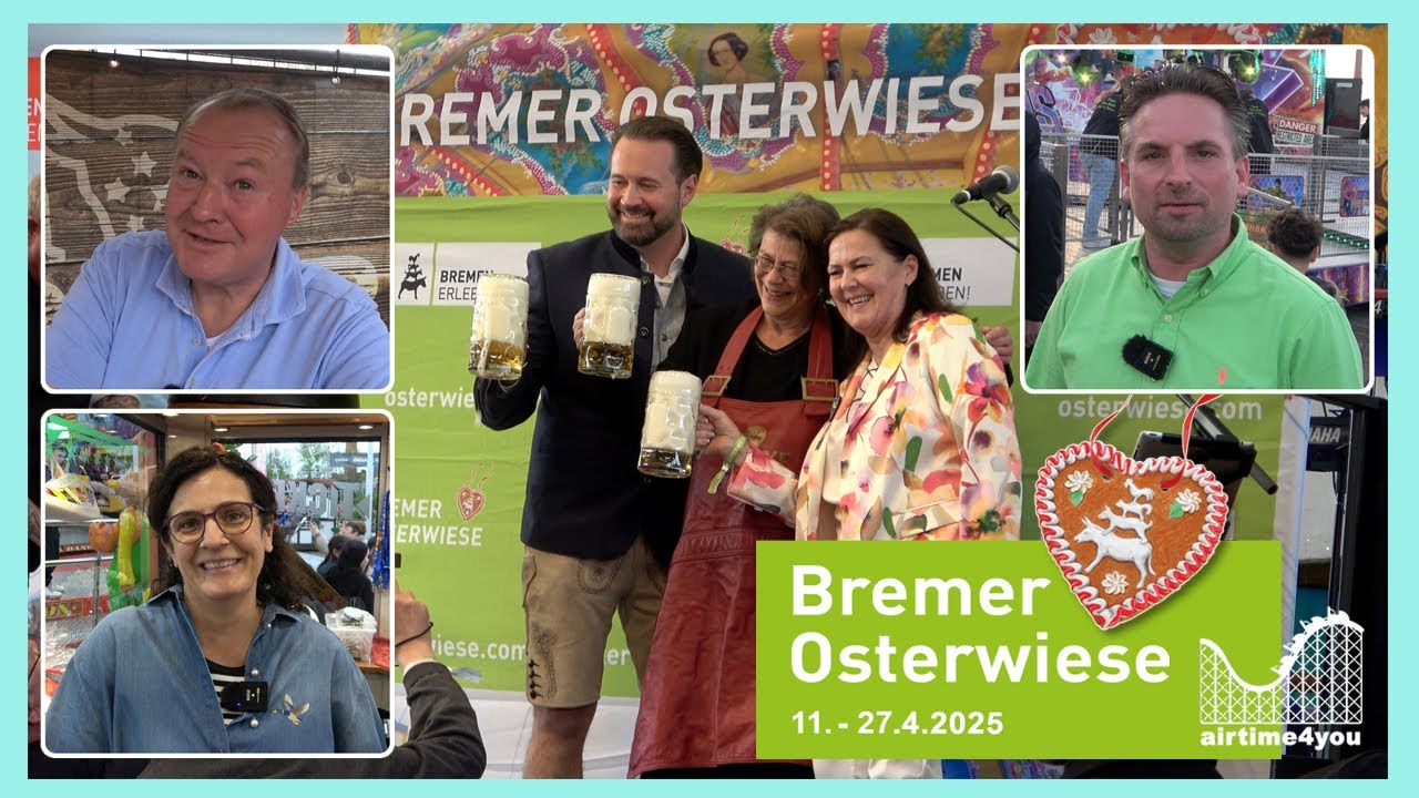 Osterwiese 2025 - 40 Jahre BREAK DANCER - Neuheit: THE BEAST - Eröffnung - Interview mit R. Robrahn