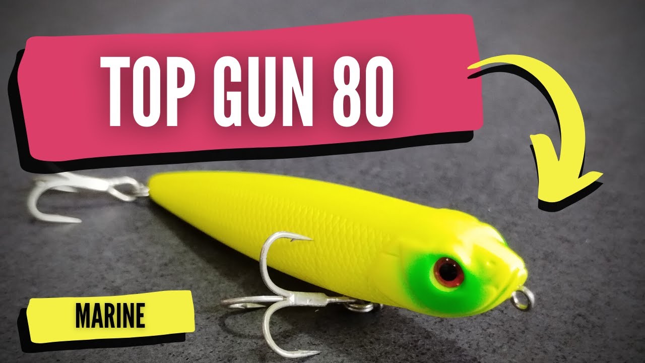 Isca TOP GUN 80 Marine Sports [ TESTE NA &Aacute;GUA ]