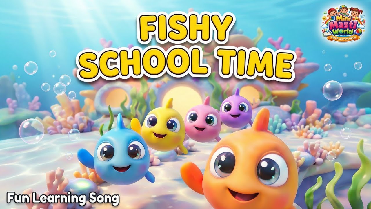 Fishy School Time🐟🐠 |Ocean School Fun 🌊