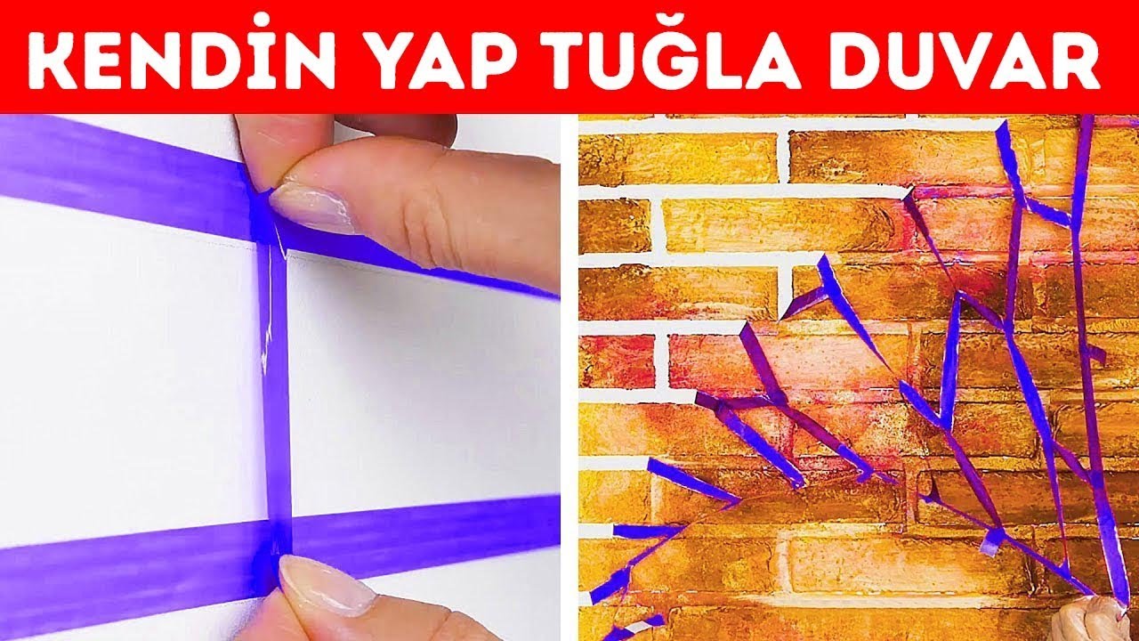 28 BASİT KENDİN YAP DUVAR BOYAMA YOLU || Kendin Yap Önerileri ve Tamir Çözümleri