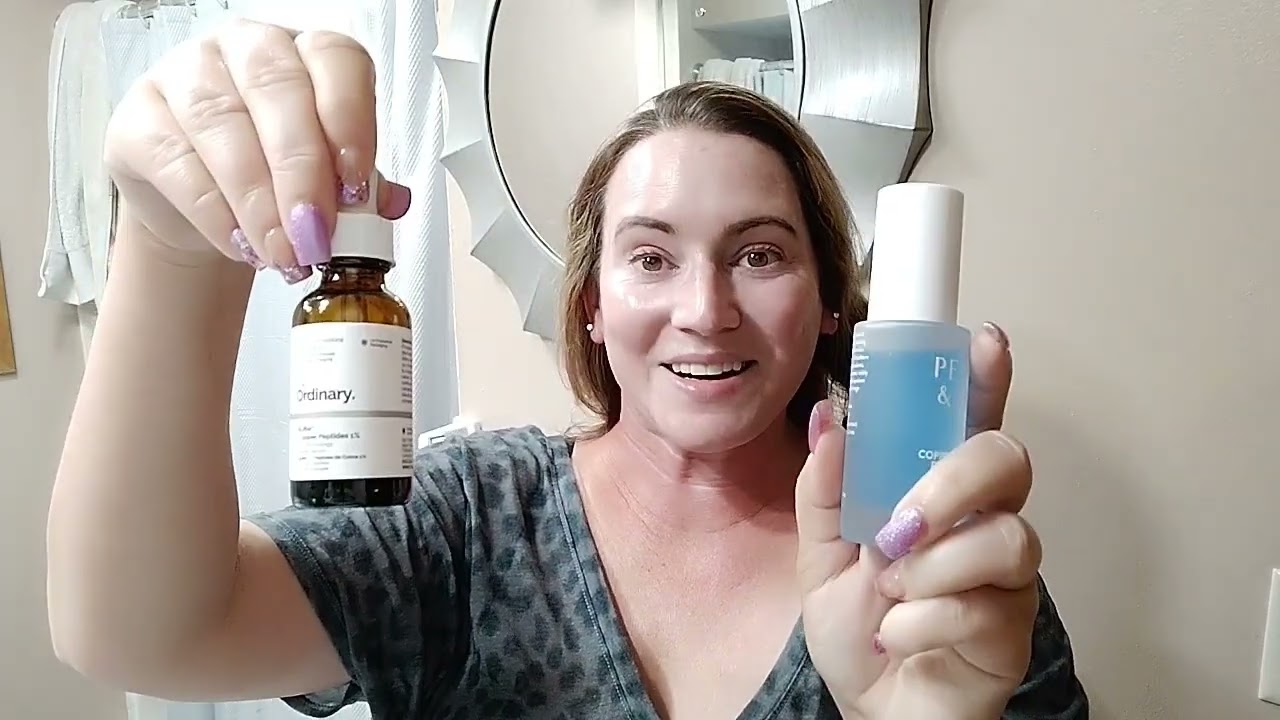 Peach & Lily Skincare New! 🆕🍑  Copper Peptide Pro Firming Serum First Impressions Review & Demo