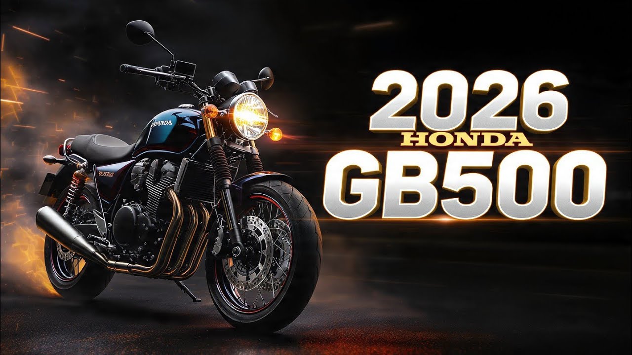Возвращение легенды: Honda GB500 2026 года &mdash; современная классика, которую мы ждали! ‼️🔥