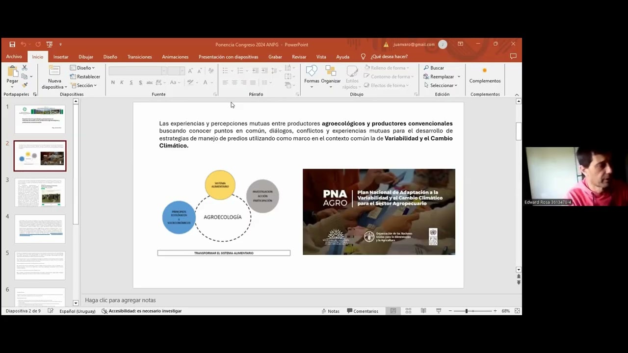 Mag. Juan Varó- Análisis de modelo de transición agro ecológica en productores convencionales...