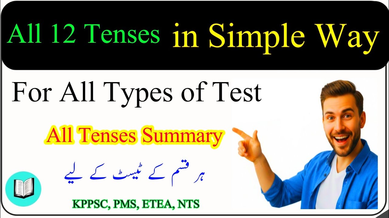 English 12 Tenses in 5 minutes for all types of test preparation