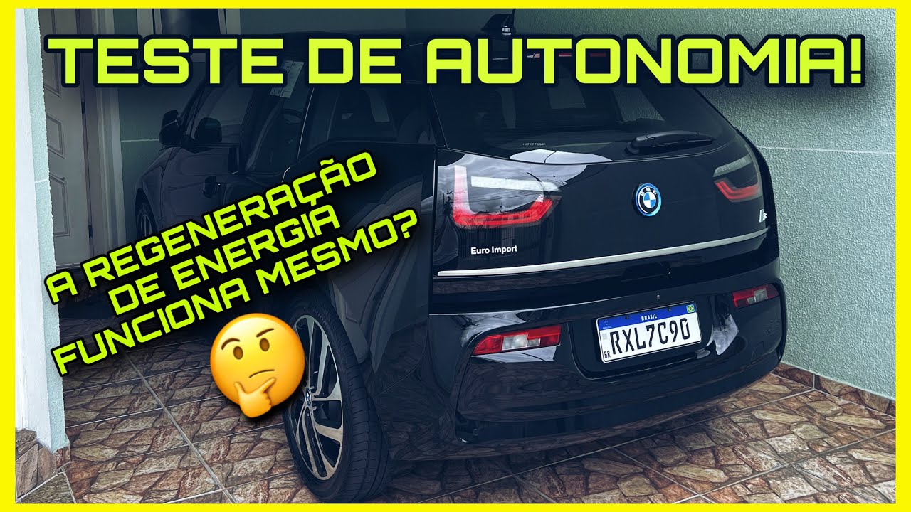 A REGENERAÇÃO DO BMW i3 FUNCIONA MESMO? - TESTE DE AUTONOMIA REAL