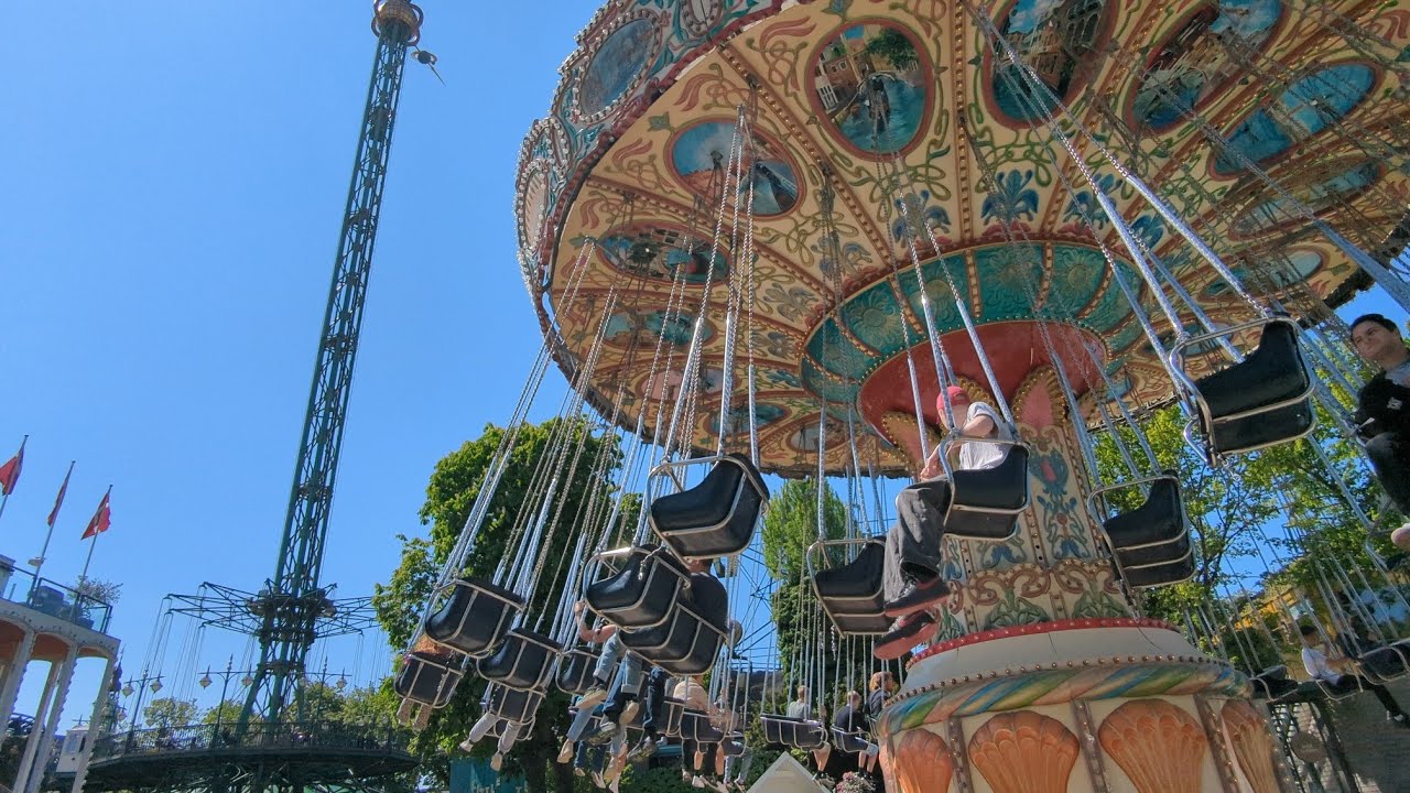 Tivoli Gardens in Copenhagen, Denmark! One of Walt Disney's Inspirations for Disneyland! 🎡🎢🍦🍭