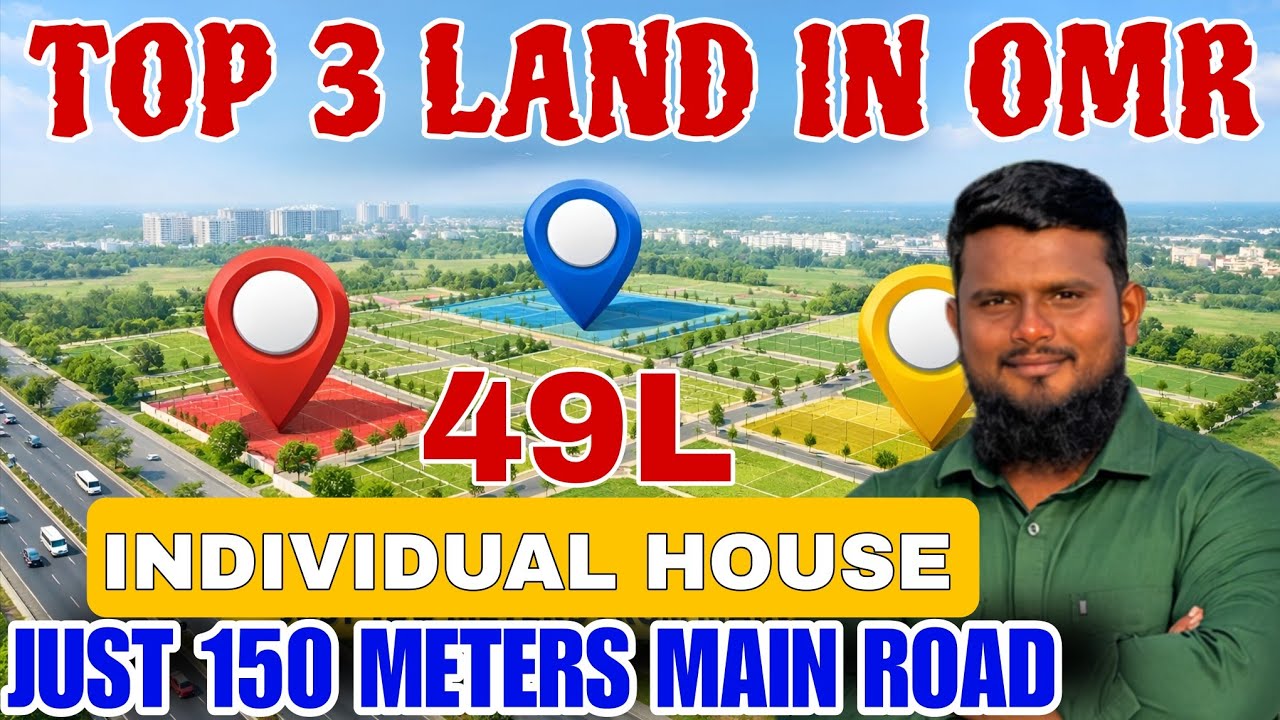 OMR-ல் Premium & Budget Plots Available | Chennai Real Estate Investment Opportunity