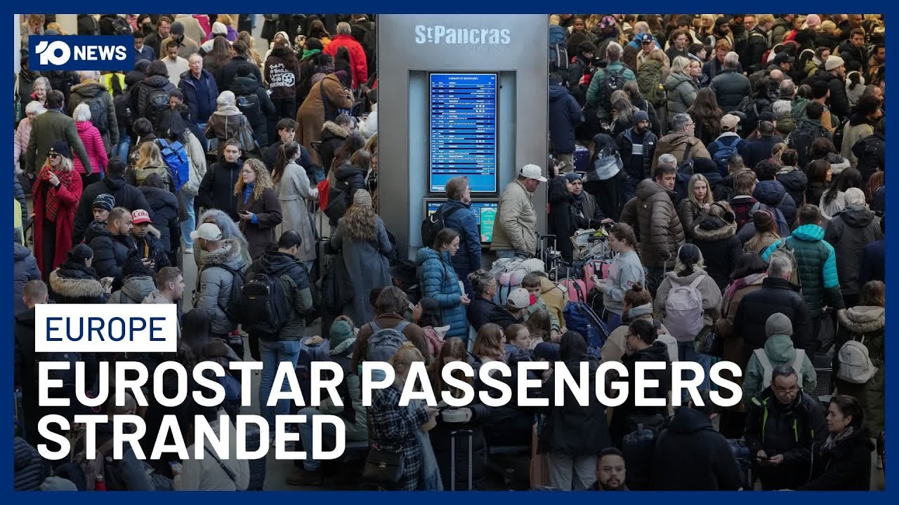 Eurostar Services Disrupted Across Europe After Channel Tunnel Power Failure | 10 News