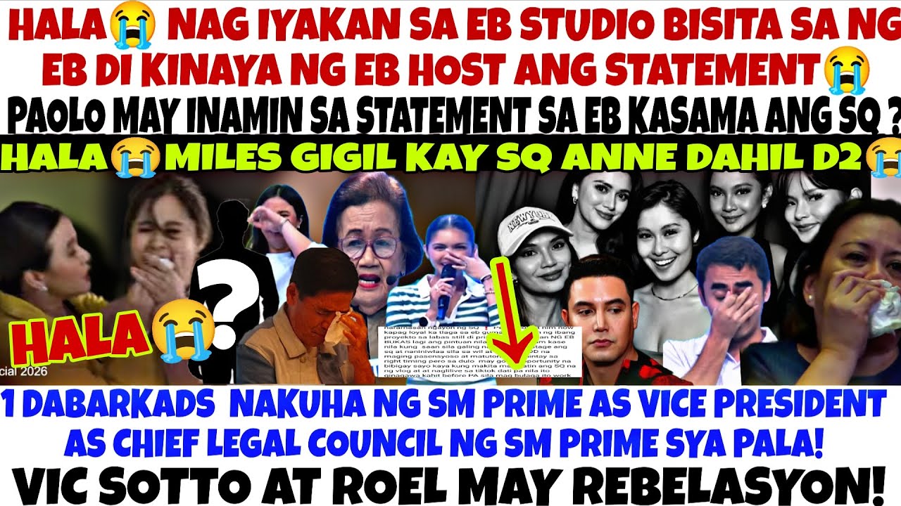 IYAKAN SA EB😭1 DABARKADS NAKUHA NG SM PRIME AS VICE PRSIDENT IN CHIEF😱 MILES GIGIL KAY SQ ANNE D2