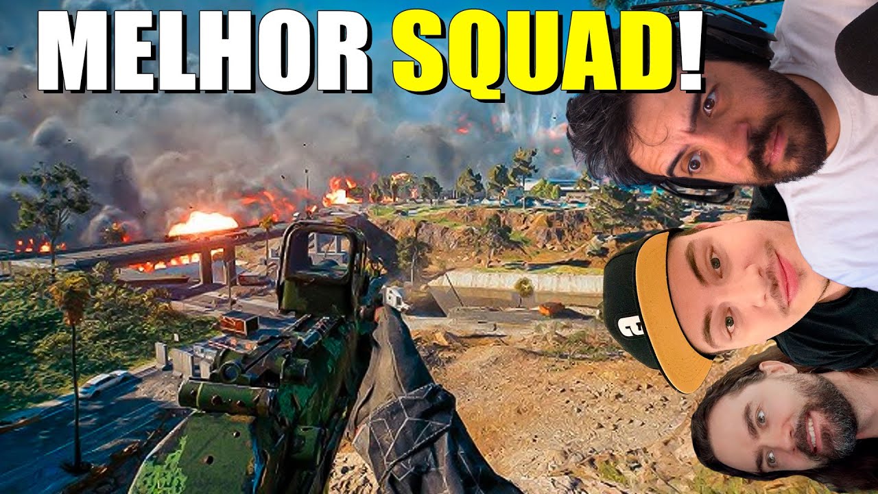 BATTLEFIELD 6  - BATTLE ROYALE - MELHOR SQUAD DO BRASIL ! FT FUNKY, DREZZY E LIPZ