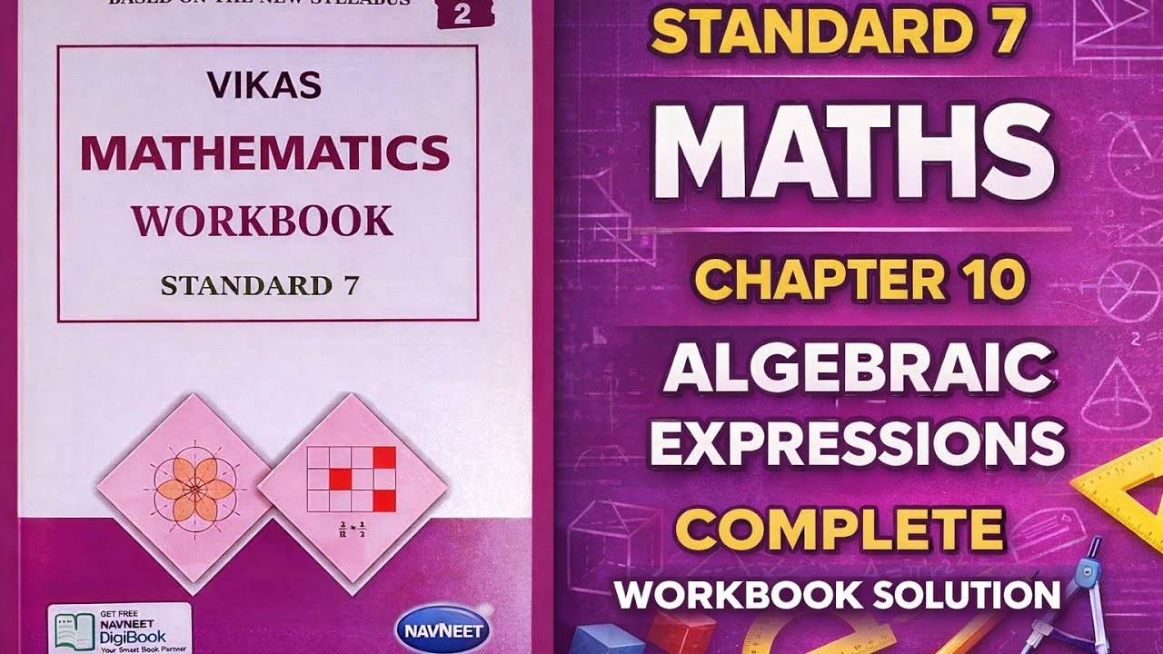 Class 7 Maths | Algebraic Expressions Workbook Solution | Ch 10