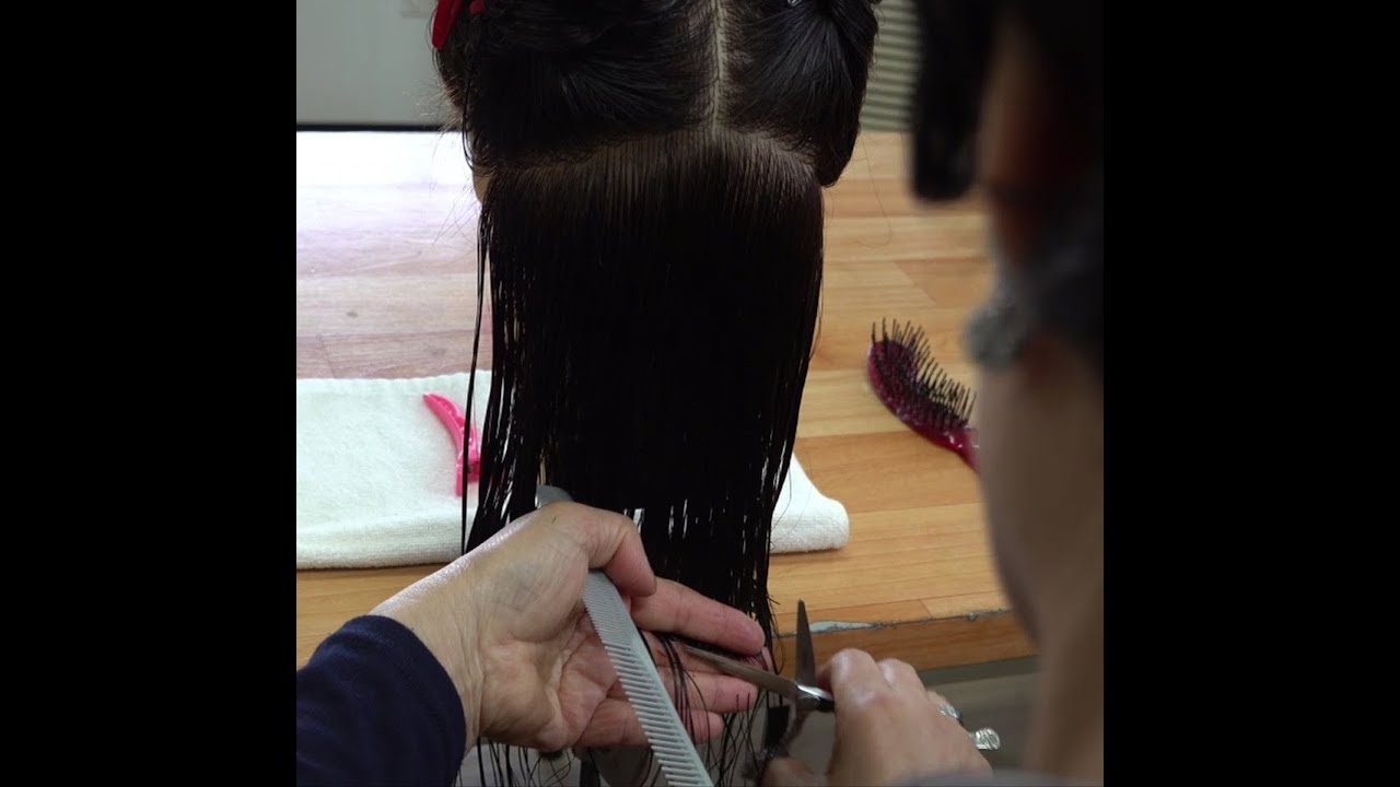 (김천부일) 헤어미용사자격증  스파니엘컷 하는법(가장쉬운 방법)