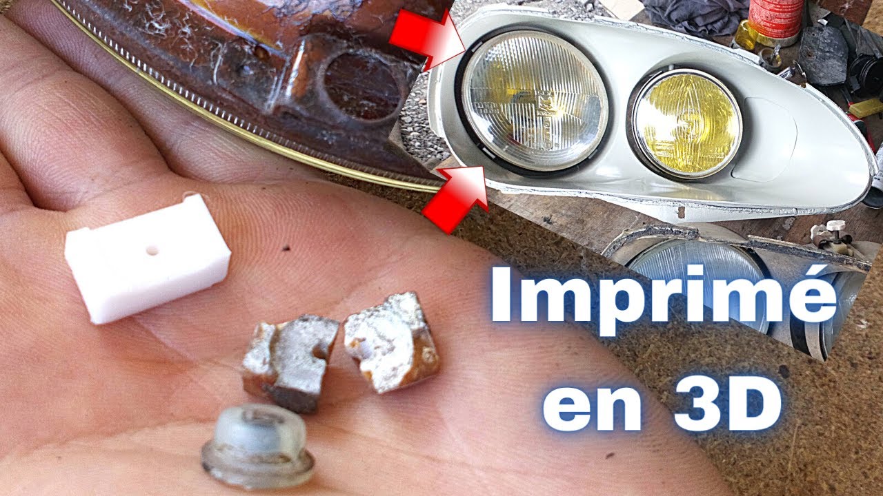 Cale phare MARCHAL Citroën DS (68-75): fichier impression 3D disponible ⬇️⬇️⬇️