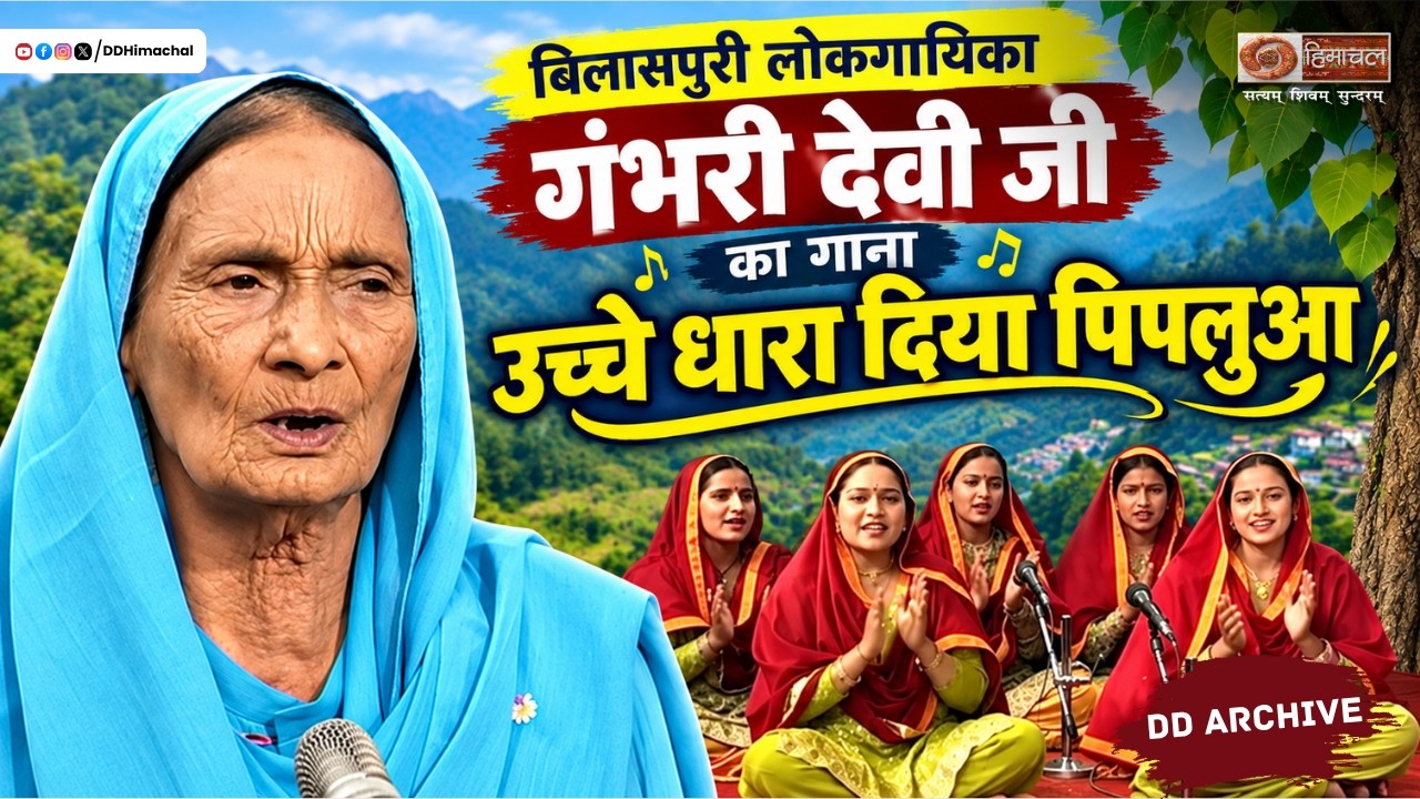 बिलासपुरी लोकगायिका गंभरी देवी जी का गाना (उच्चे धारा दिया पिपलुआ)