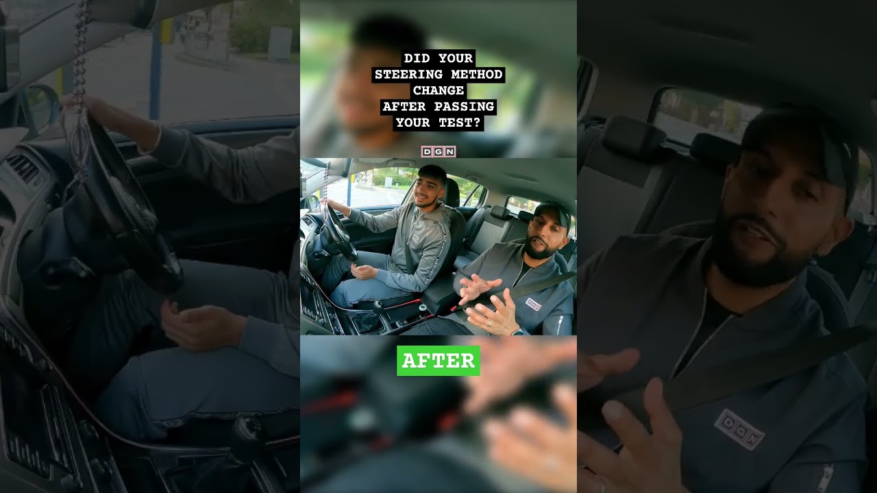 Do you drive one handed? #driving #drivingtest #car