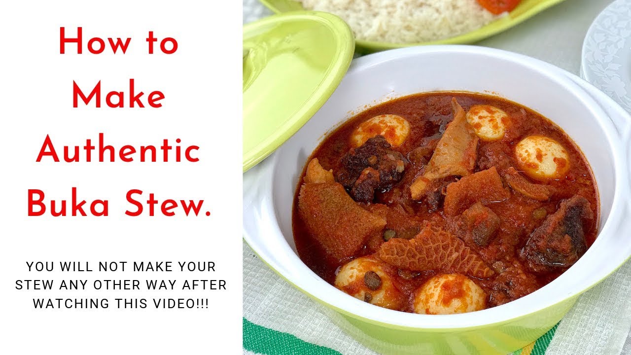 How to Make AUTHENTIC BUKA STEW - Nigerian Local Stew - ZEELICIOUS FOODS