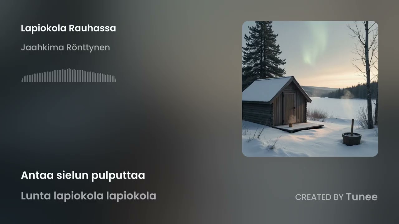 Tunee - Lapiokola Rauhassa