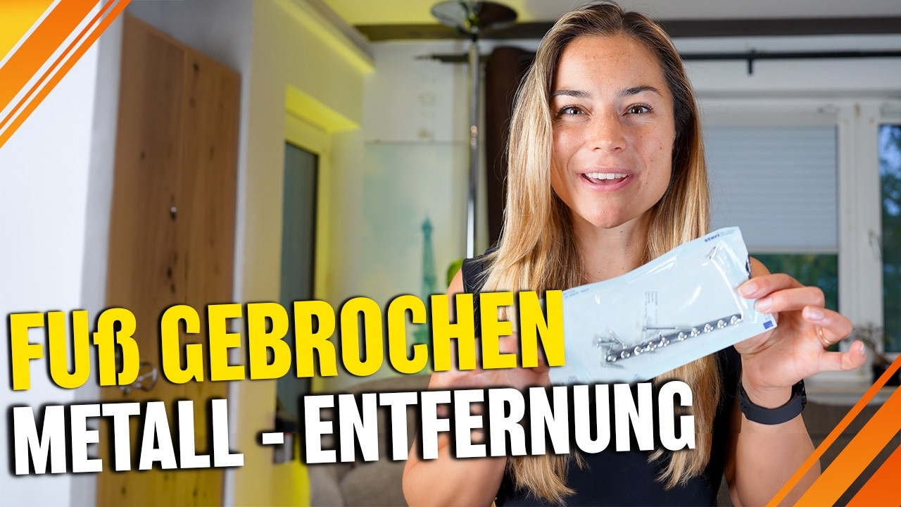 Fuß gebrochen Teil III - Metallentfernung