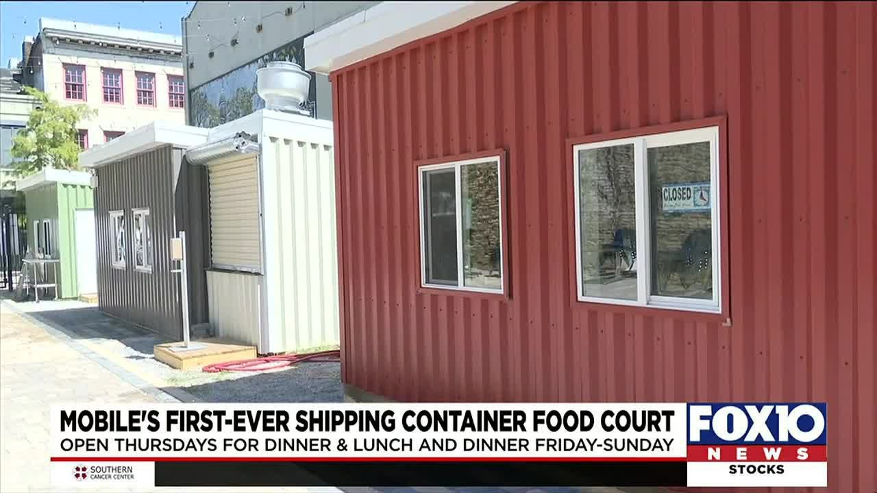 Mobile's first-ever shipping container food court