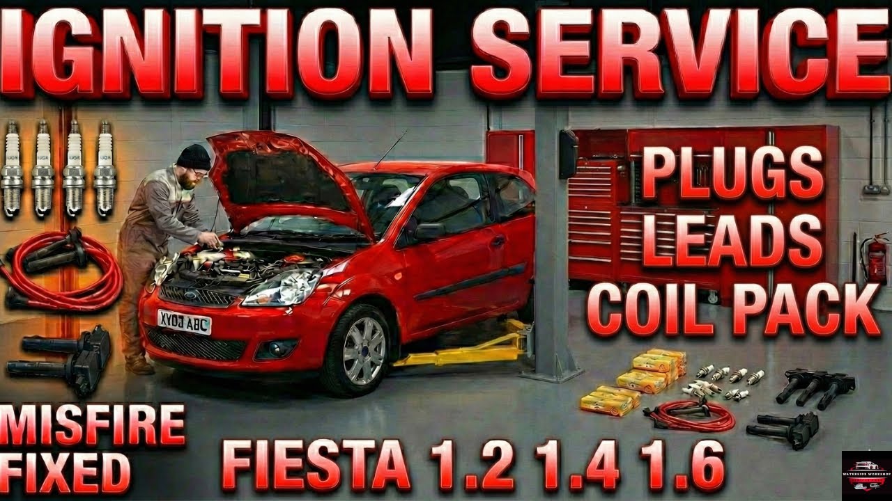Ford Fiesta | How To service Change Spark Plugs Leads & Coil Pack (1.2, 1.4, 1.6 Petrol)