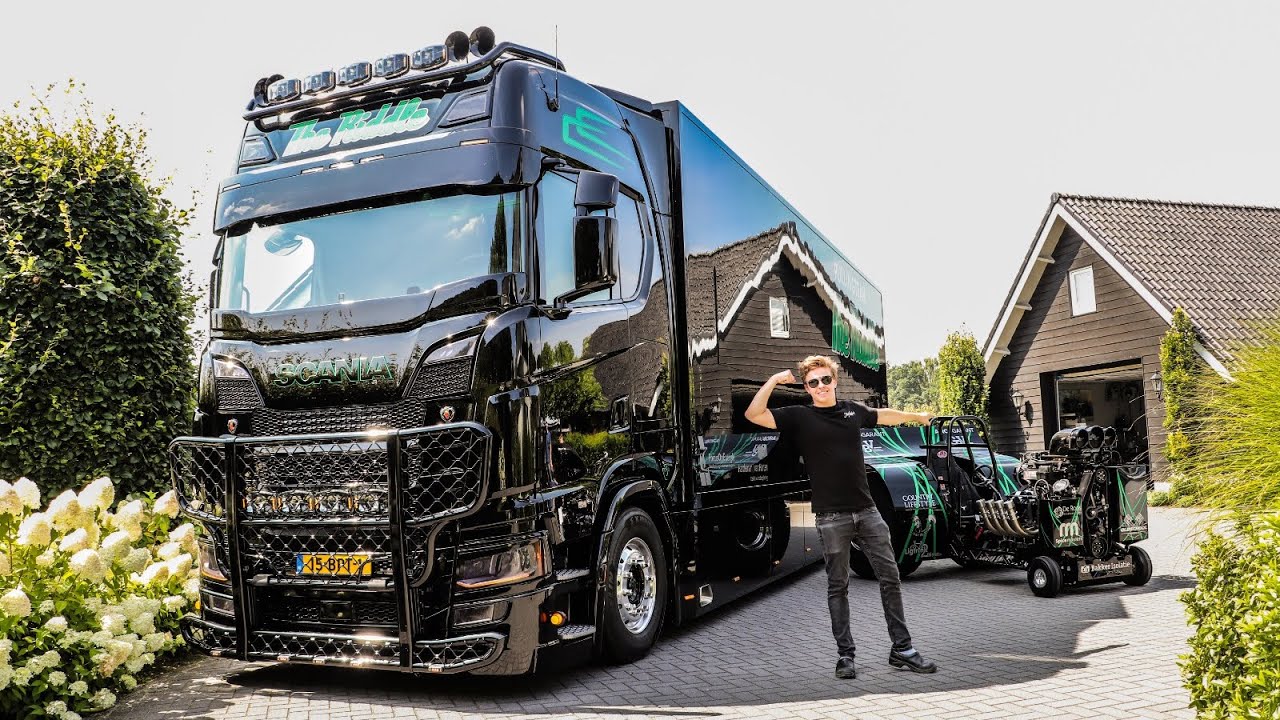PULLINGTEAM THE RIDDLE HAS 3650+ HORSEPOWER AND A VERY BEAUTIFUL SCANIA V8 CAMPER TRUCK  [VLOG]