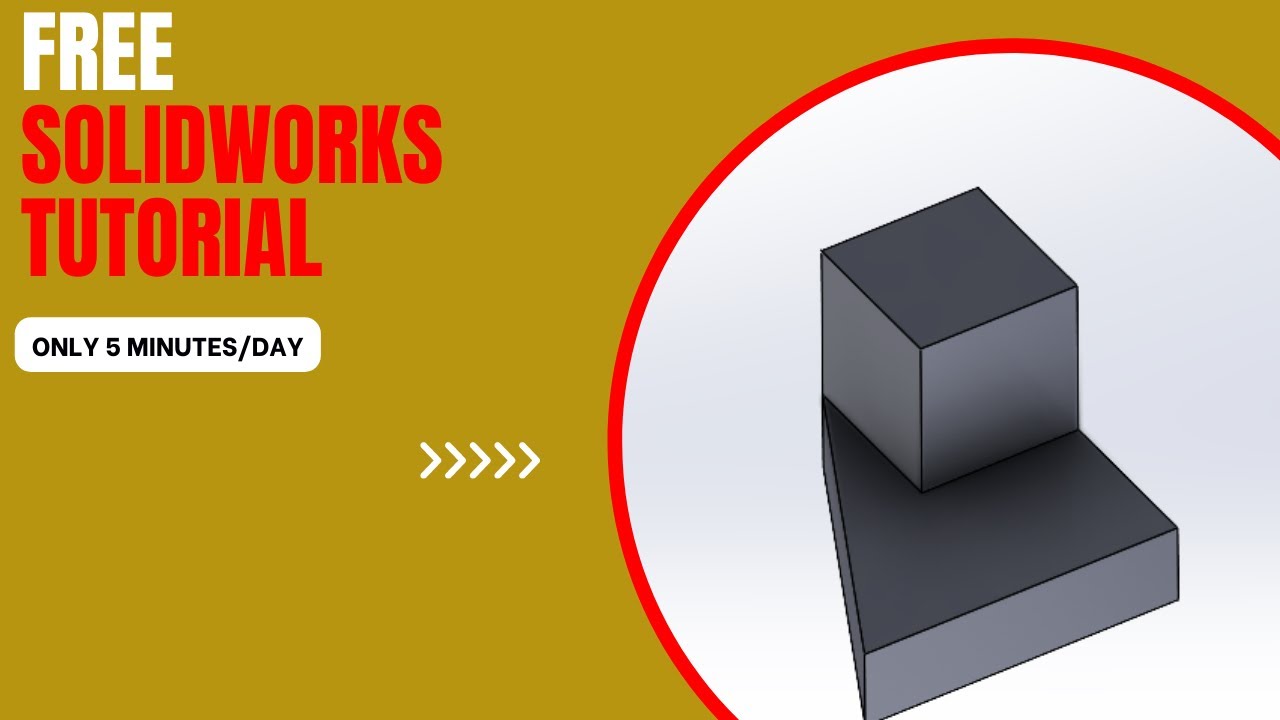 Solidworks Tutorial From ZERO (Lesson3) 👀 #creative #solidworks #learning