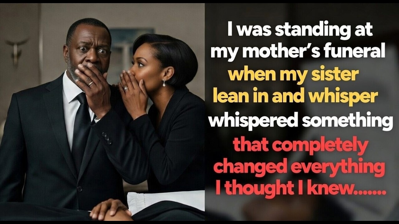 My sister told me 'Mom wasn't your mother' at the funeral. I thought she was crazy until I found...