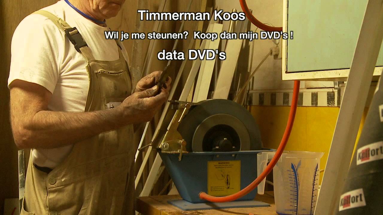 Timmertip 382 Een groot stuk wegslijpen van de beitel.