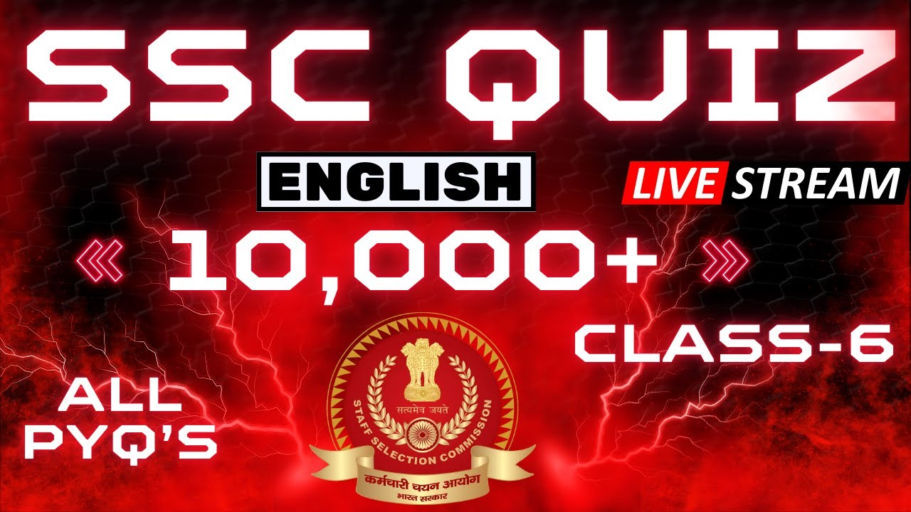 🔥10,000 + English PYQ's || SSC Vocabulary || Final Revision Series || Synonyms || idioms|| OWS