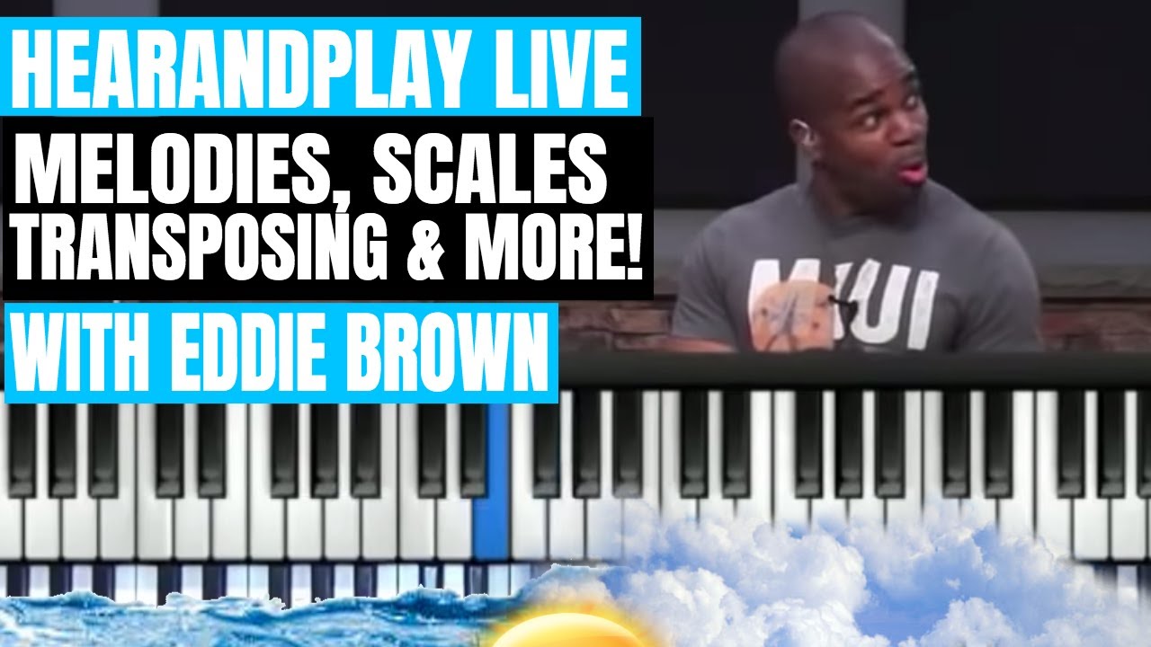 Gospel Music Live Show: Eddie Brown - Transposing, Scales, Melodies - Are Church Folks Too Fake?!?