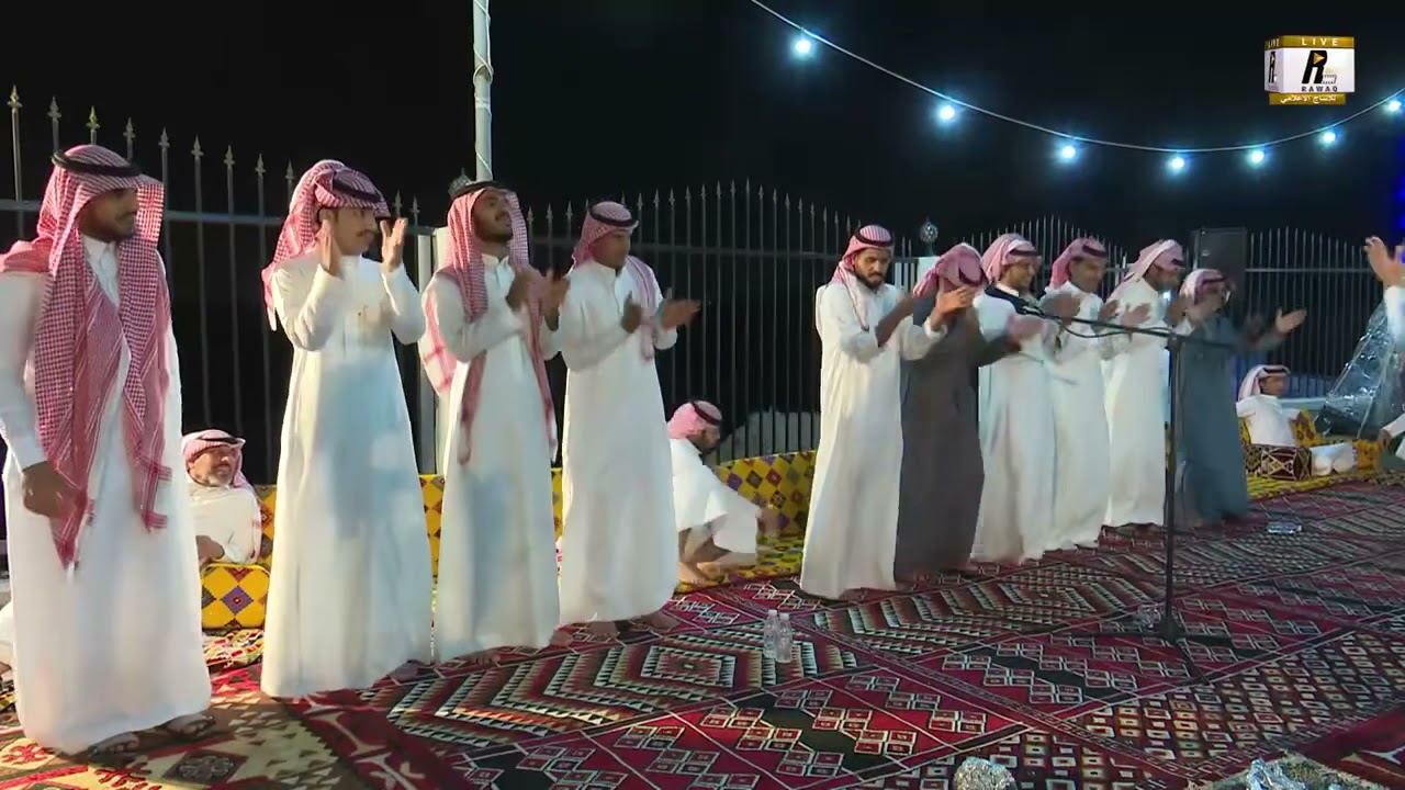 محاورة رباعية. نايف العزيزي  و محمد القطافي و معيض الحارثي  و ذيب الحميداني